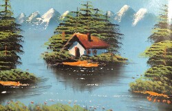 Manzara Temalı Kartpostal KRT12861 - Gökçekoleksiyon