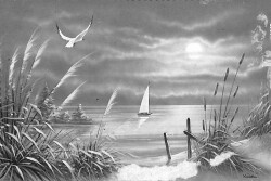 Manzara Temalı Kartpostal KRT16108 - Gökçekoleksiyon