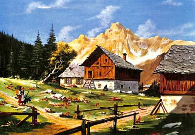 Manzara Temalı Kartpostal KRT16782 - 1