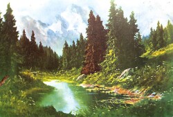 Manzara Temalı Kartpostal KRT16800 - Gökçekoleksiyon