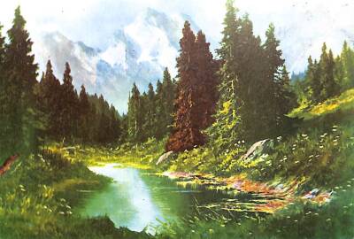 Manzara Temalı Kartpostal KRT16800 - 1