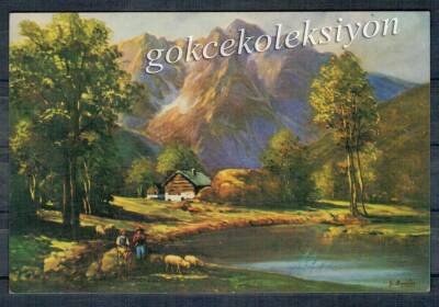 Manzara Temalı Kartpostal KRT2777 - 1