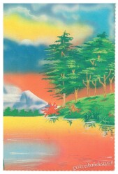 Manzara Temalı Kartpostal KRT2809 - Gökçekoleksiyon