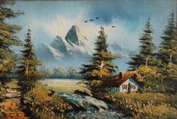 Manzara Temalı Kartpostal KRT2828 - Gökçekoleksiyon