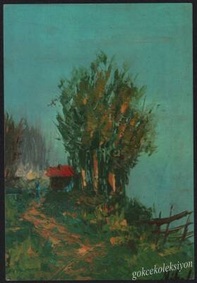 Manzara Temalı Kartpostal KRT2831 - 1