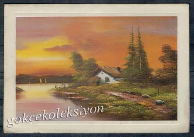 Manzara Temalı Kartpostal KRT2843 - 1