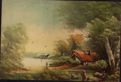 Manzara Temalı Kartpostal KRT2845 - 1
