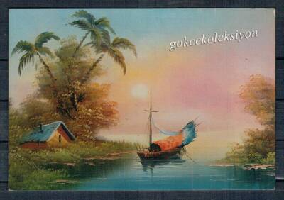 Manzara Temalı Kartpostal KRT4482 - 1