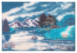 Manzara Temalı Kartpostal KRT9551 - Gökçekoleksiyon