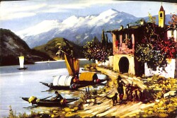 Manzara Temalı Kartpostal (Küçük Boy) KRT22814 - Gökçekoleksiyon