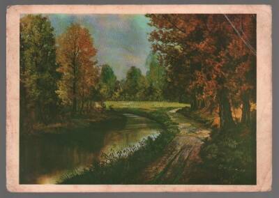 Manzara Temalı Orta Boy Kartpostal KRT2869 - 1