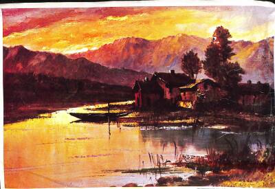 Manzara Temalı Orta Boy Kartpostal KRT2873 - 1