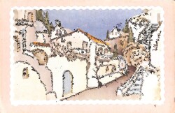 Manzara Temalı Simli Kartpostal KRT12027 - Gökçekoleksiyon