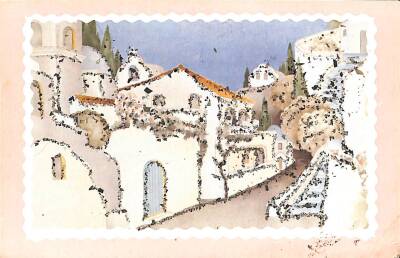 Manzara Temalı Simli Kartpostal KRT12282 - 1
