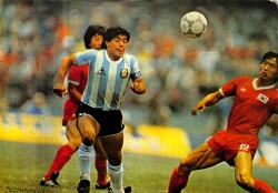 Maradona Kartpostal (Büyük Boy) KRT22317 - Gökçekoleksiyon