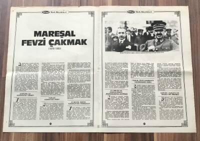 Mareşal Fevzi Çakmak Büyük Boy Poster GZ119332 - 2