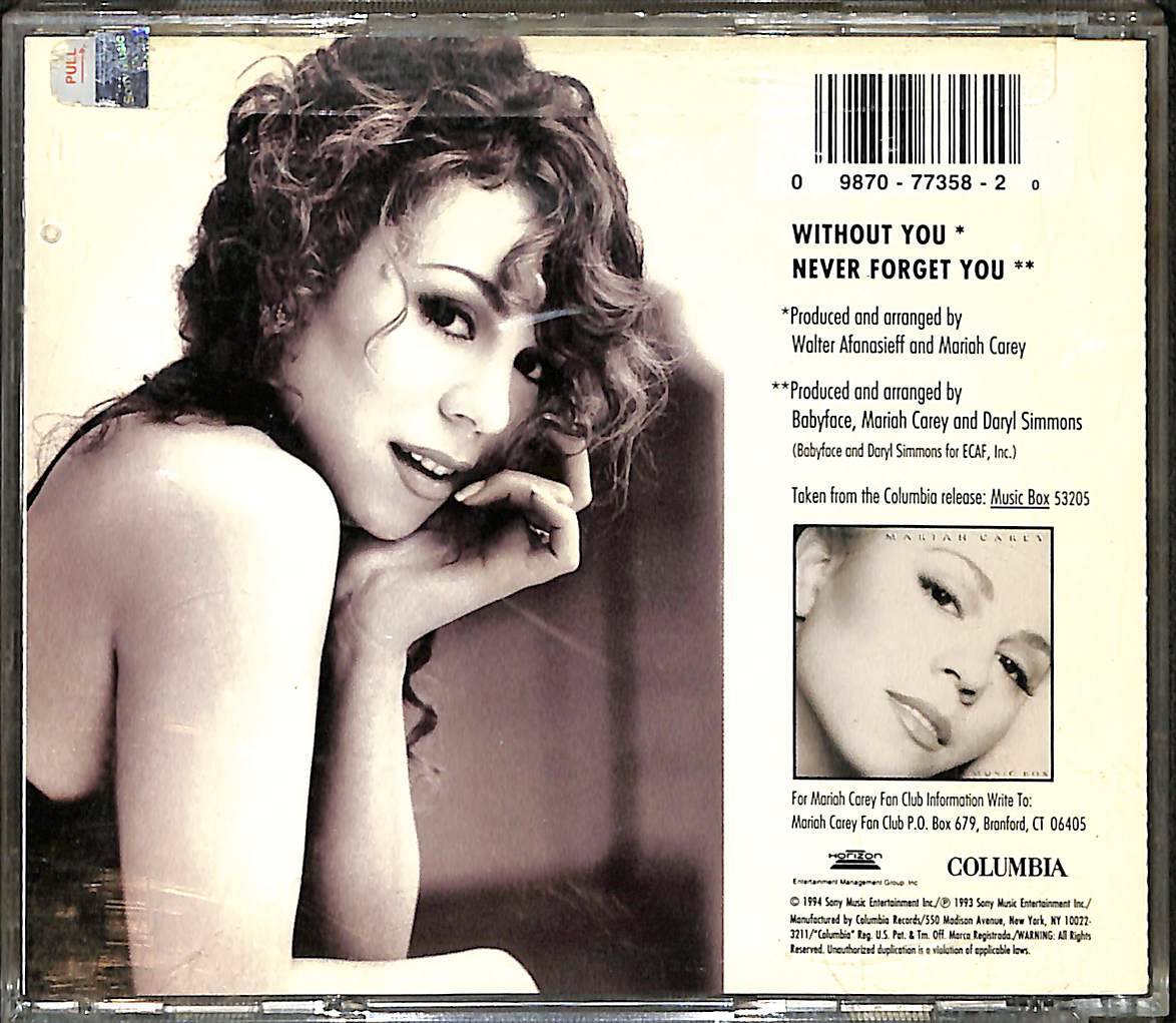 Mariah Carey - Without You CD (İkinci El) CD3894 - 2