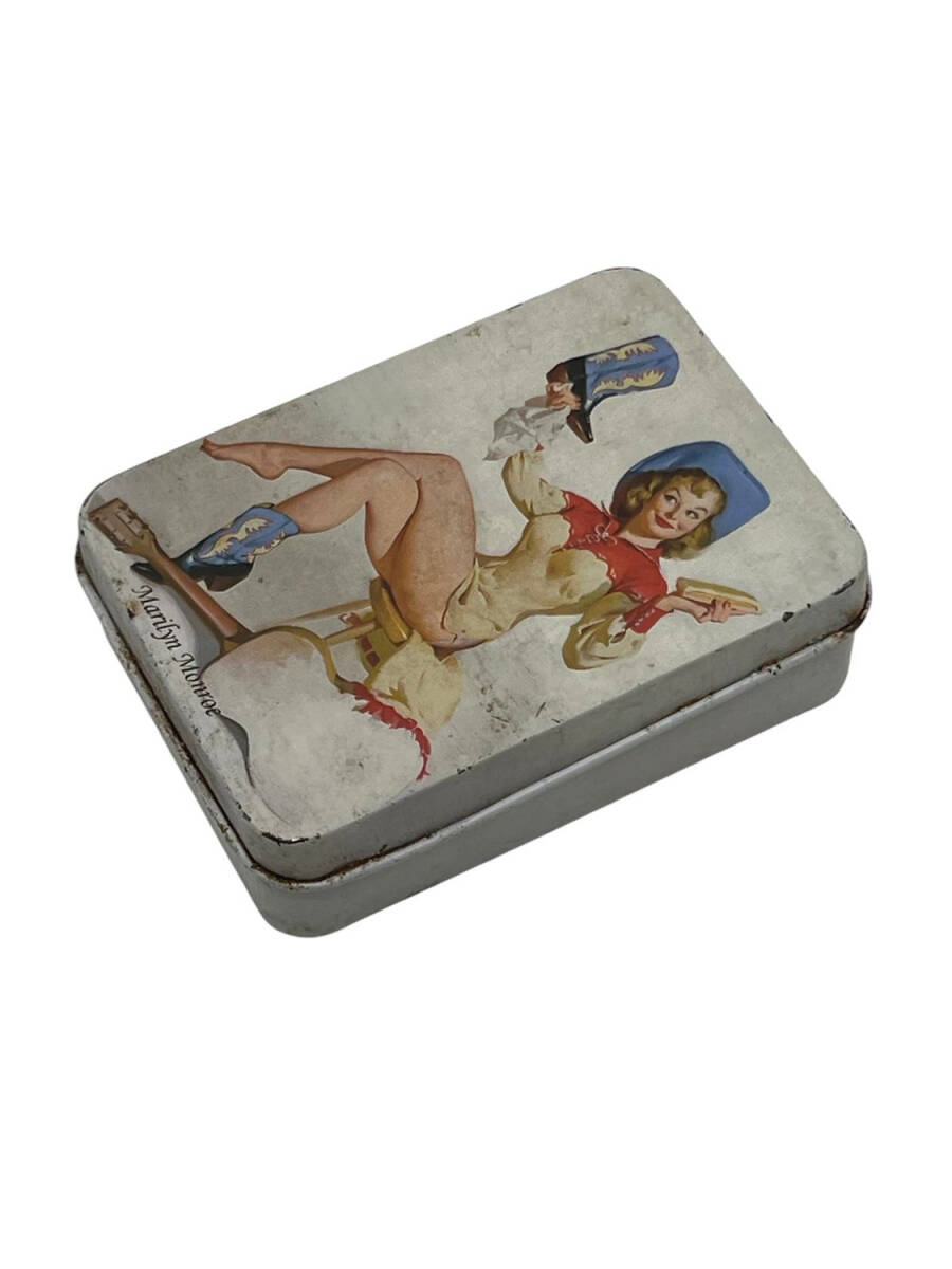 Marilyn Monroe Kapaklı Teneke Kutu AOB4232 (N) - 2