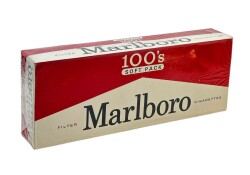 Marlboro 100's Açılmamış Karton Filtreli Sigara 1970'ler AOB4784 - Gökçekoleksiyon