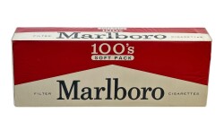 Marlboro 100's Açılmamış Karton Filtreli Sigara 1970'ler AOB4784 - 2