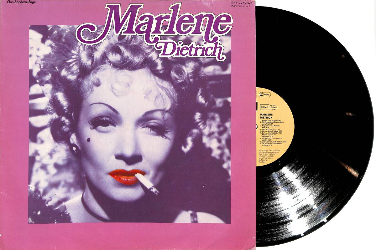 Marlene Dietrich - Kinder, Heut′ Abend (Almanya Baskı) LP PLAK (10/8.5) PLK25940 - 1