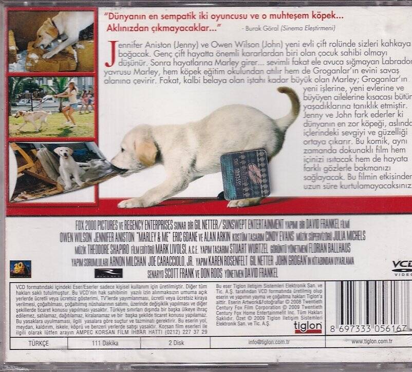Marley Ve Ben VCD Film VCD9009 - 2