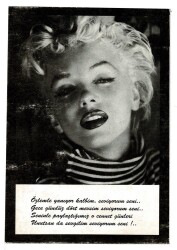 Marliyn Monroe Kartpostal KRT7888 - Gökçekoleksiyon