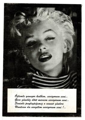 Marliyn Monroe Kartpostal KRT7888 - 1