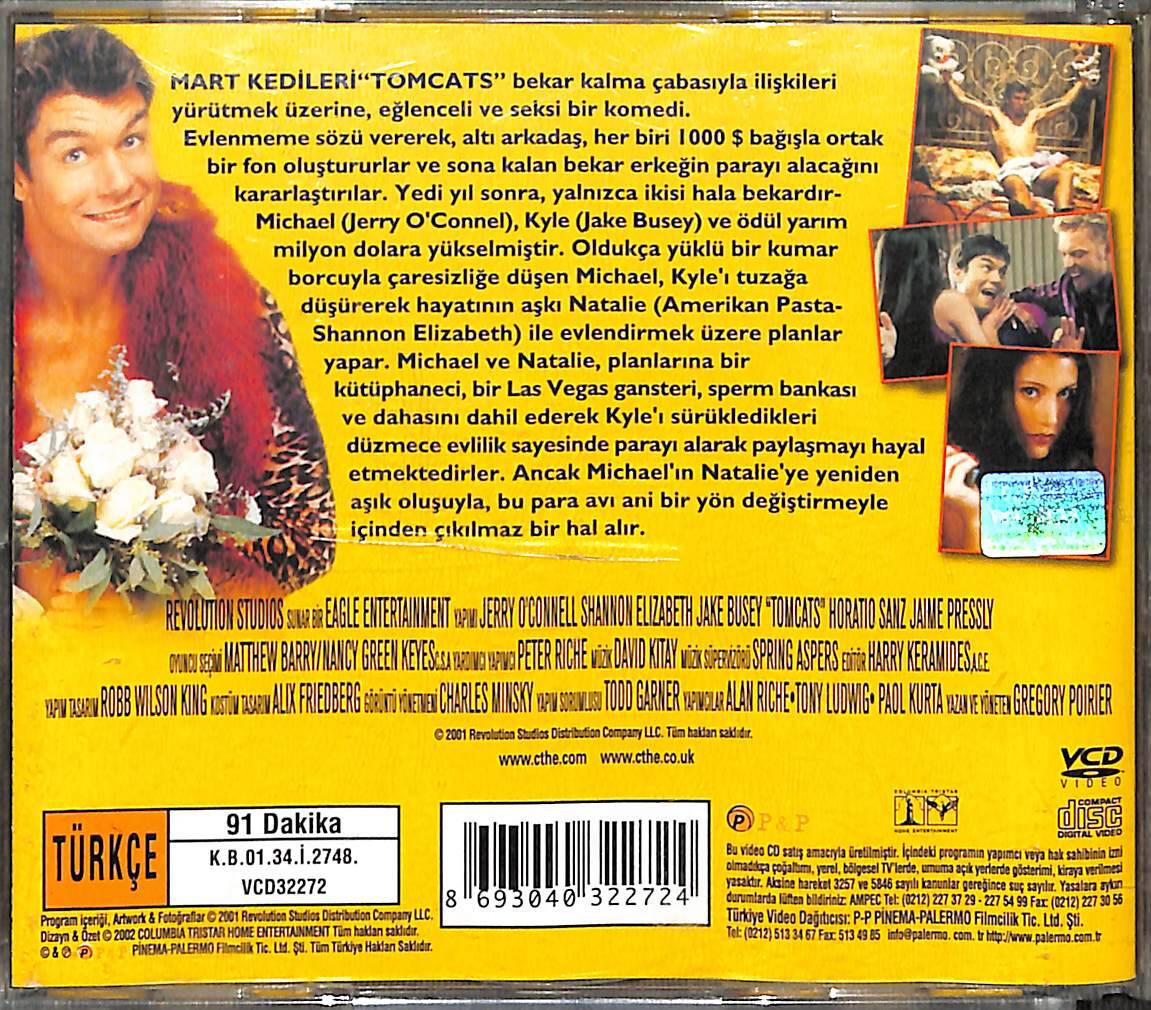 Mart Kedileri - Tomcats (2001) Orjinal VCD Film ***ÇOK NADİR FİLM*** VCD28241 - 2