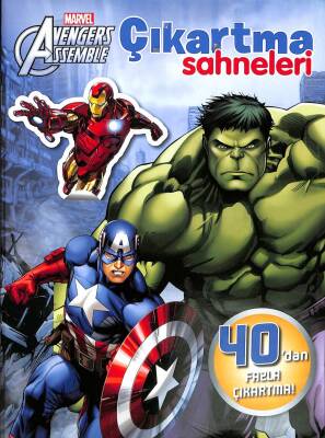 Marvel Avengers Assemble Çıkartma Sahneleri- ÇIKARTMALI KTP2474 - 1
