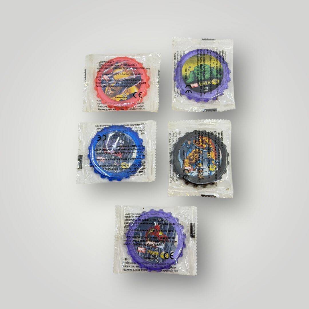 Marvel Plâstik Kapak Taso Lot AOB5065 - 3