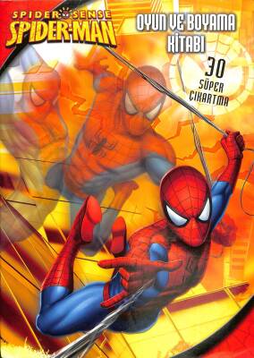 Marvel Spider-man Spider Sense Oyun Ve Boyama Kitabı NDR76868 - 1