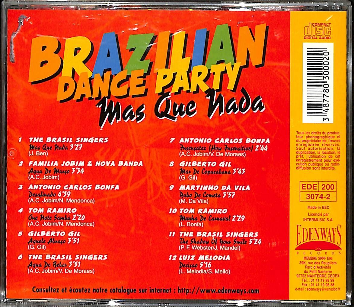 Mas Que Nada - Brazilian Dance Party CD (İkinci El) CD5285 - 2