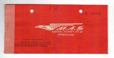 M.A.S. Turizim ve Ticaret Ltd. Şti. Otobüsleri Yolcu Bileti EFM1244 - 3