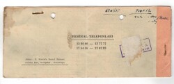 M.A.S. Turizim ve Ticaret Ltd. Şti. Otobüsleri Yolcu Bileti EFM1258 - 2