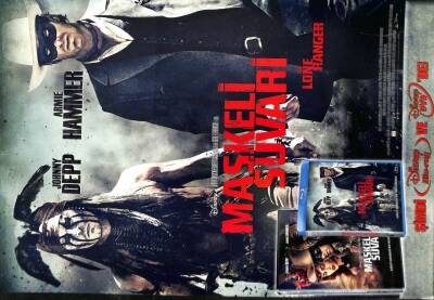 Maskeli Süvari Sadece Tanrı Affeder Film Afişleri Çift Taraflı (32x48) EFM7557 - 3