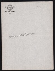 Mason Derneği Antetli Kağıt EFM350 - Gökçekoleksiyon