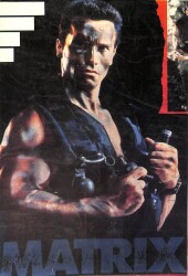 Matrix (Arnold Schwarzengger) Kartpostal (Orta Boy) KRT23491 - Gökçekoleksiyon