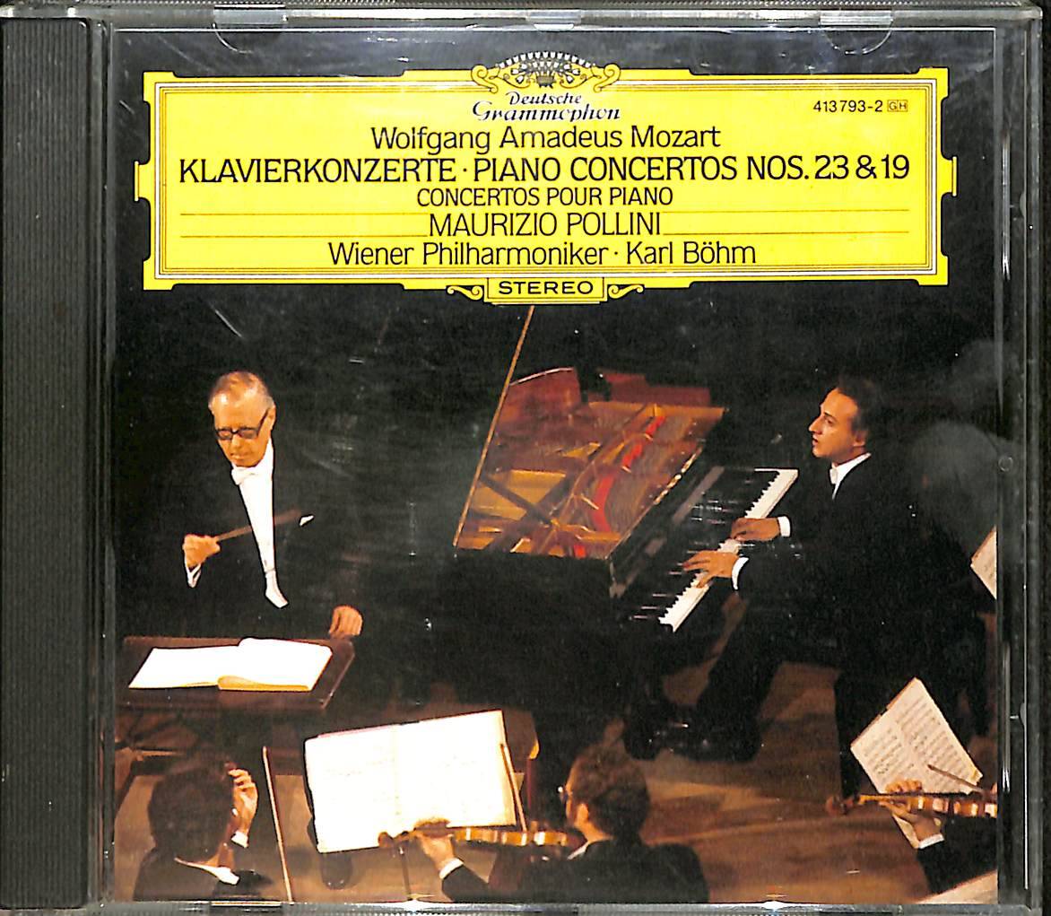Maurizio Pollini Mozart Piano Concerto No.23 & 19 Karl Bohm CD (İkinci El) CD4121 - 1