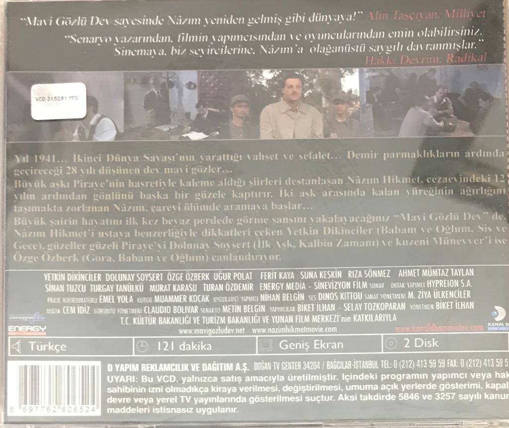Mavi Gözlü Dev VCD Film VCD8438 - 2