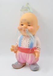 Mavi Saçlı Oyuncak Bebek AOB1322 (N) - 2