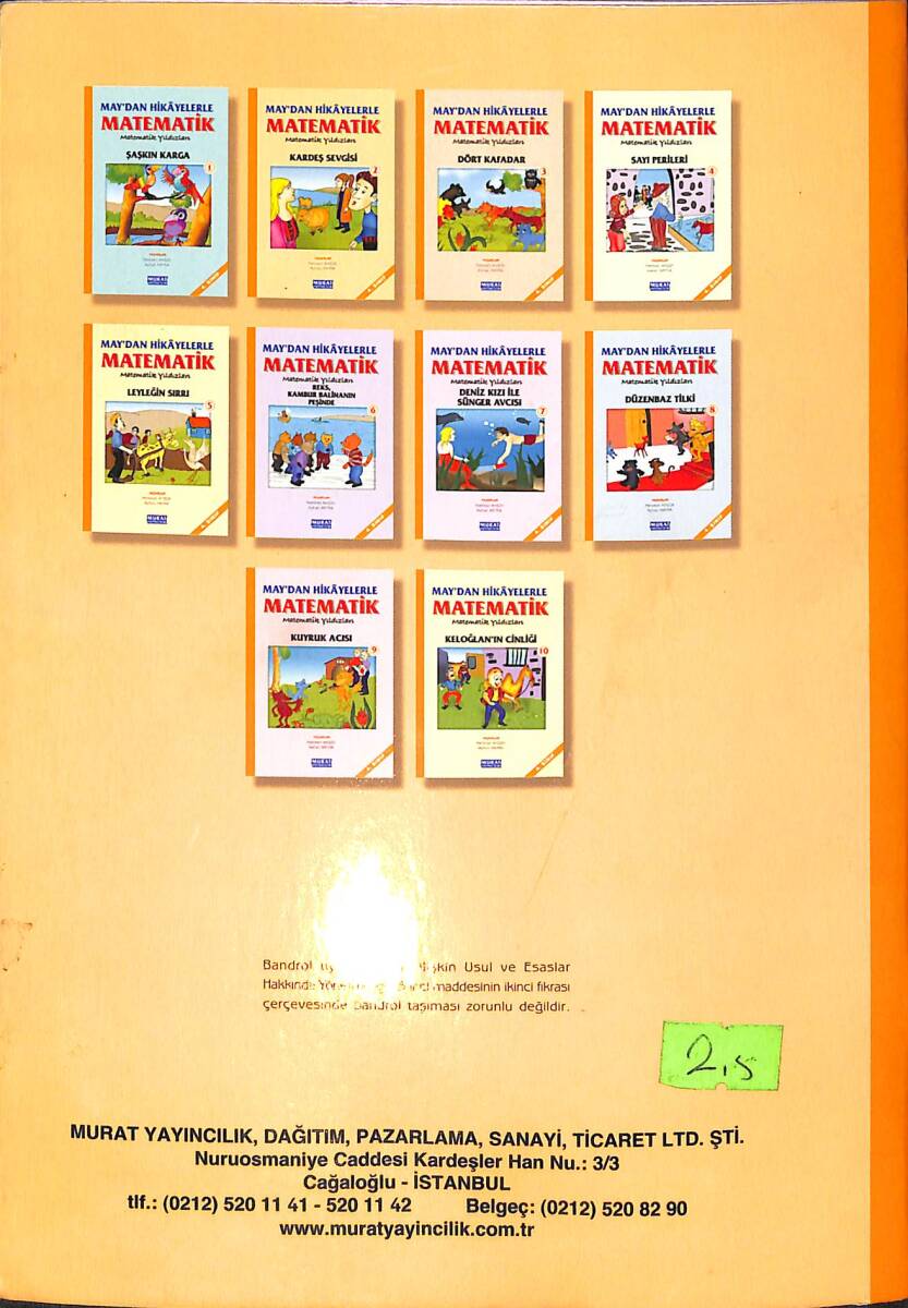 May'dan Hikayelerle Matematik 4.Sınıf Kuyruk Acısı NDR100033 - 3