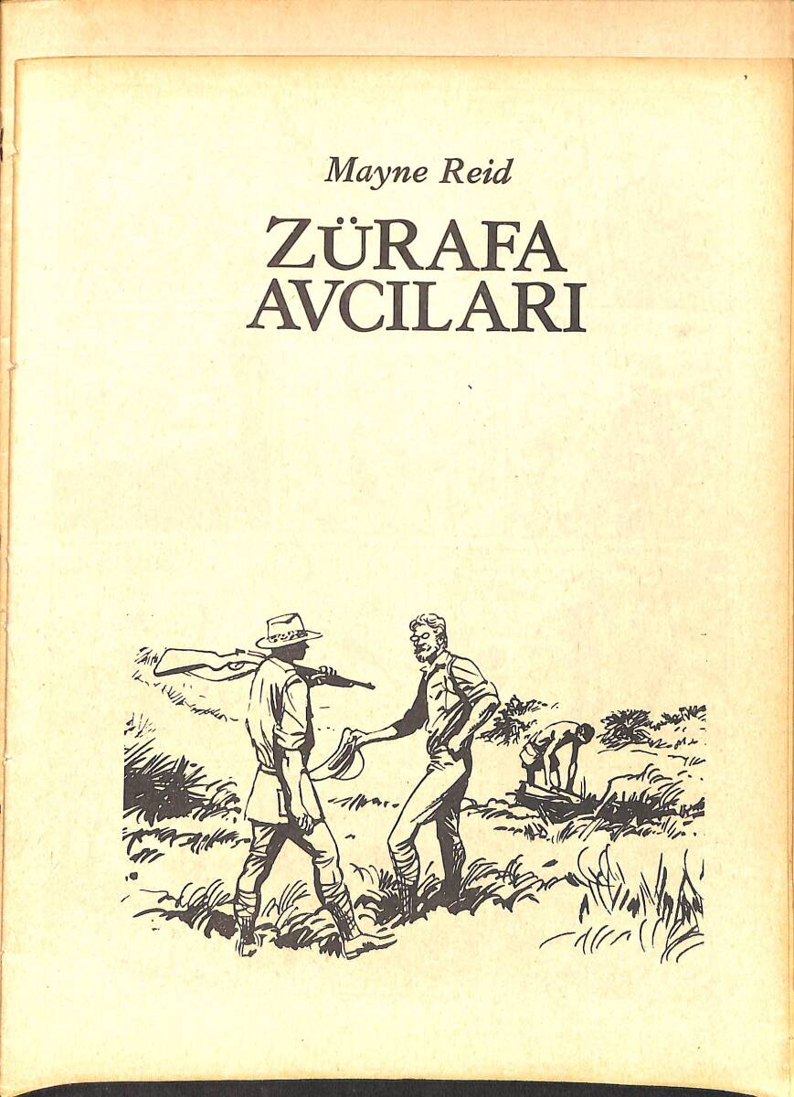 Mayne Reid - Zürafa Avcıları Çizgi Roman NDR98268 - 1