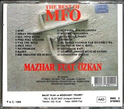 Mazhar Fuat Özkan - The Best Of MFÖ CD (İkinci El) CD4003 - 2