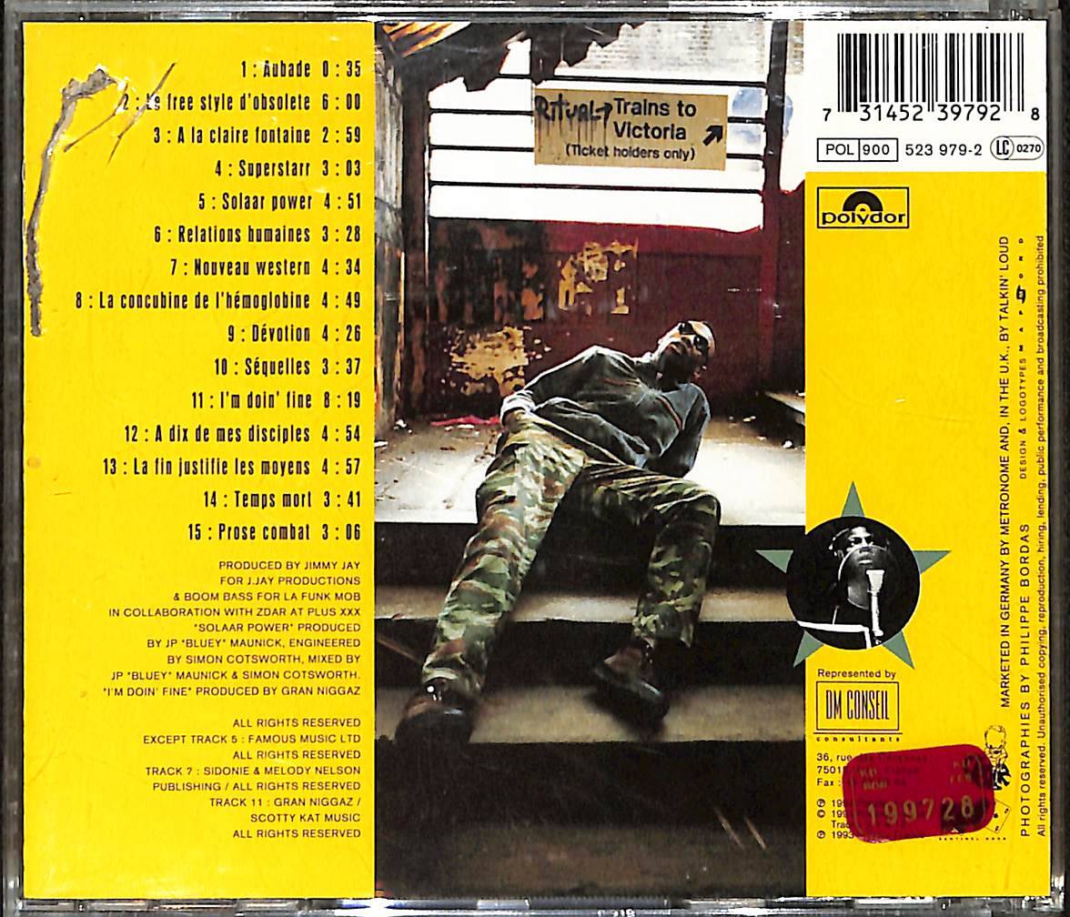 MC Solaar - Prose Combat CD (İkinci El) CD3998 - 2
