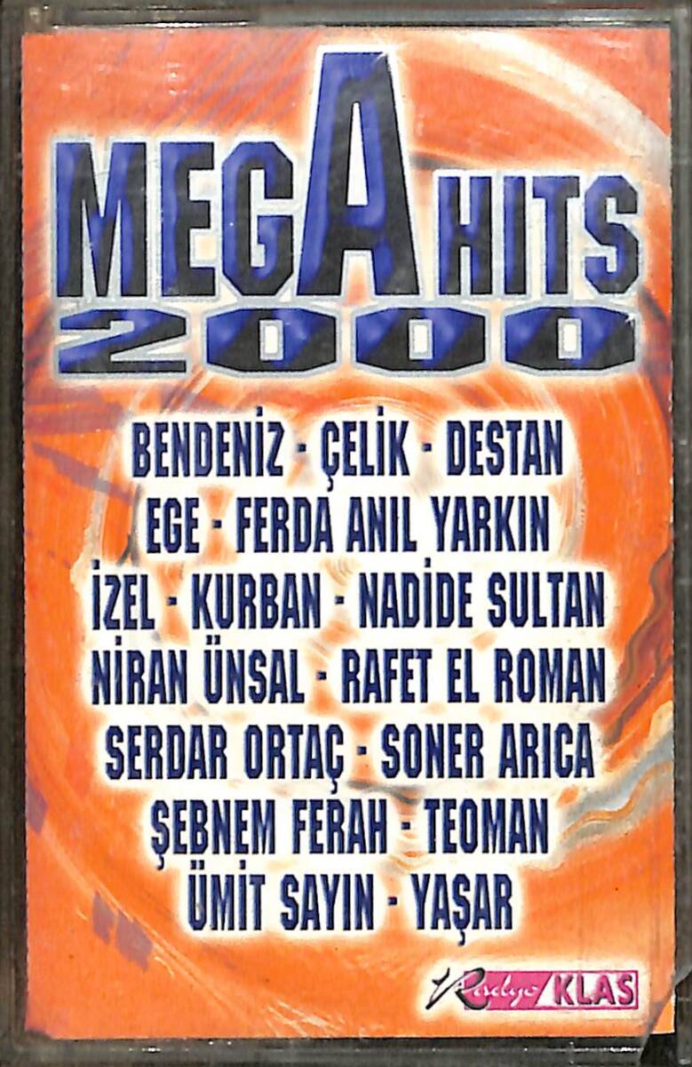 Mega Hits 2000 - Şebnem Ferah, Teoman, Çelik, Serdar Ortaç, Ümit Sayın Kaset (İkinci El) KST29248 - 1