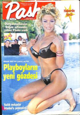Mega Pasha Sayı 93 11 Haziran 2000 - Kapak Gönül Gül - Modada Sarı Kırmızı Rüzgarı - Nur Yerlitaş - Arka Kapak Asuman Krause NDR69091 - 1