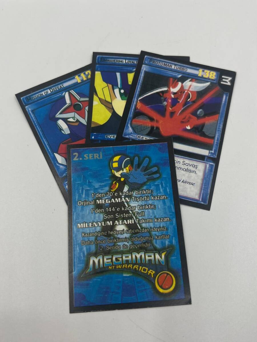 MEGAMAN NT WARRIOR KART 2.Seri Dörtlü Lot#SKZ80 - 2