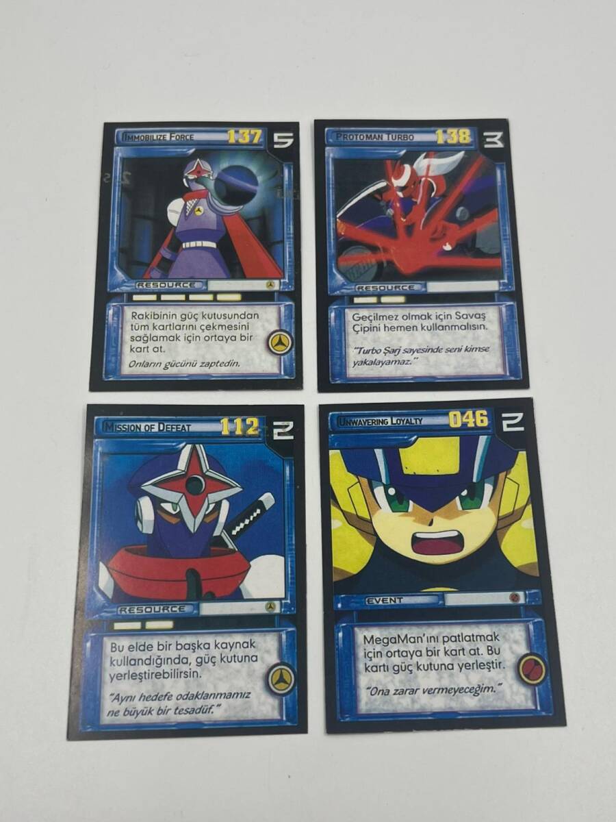 MEGAMAN NT WARRIOR KART 2.Seri Dörtlü Lot#SKZ80 - 1