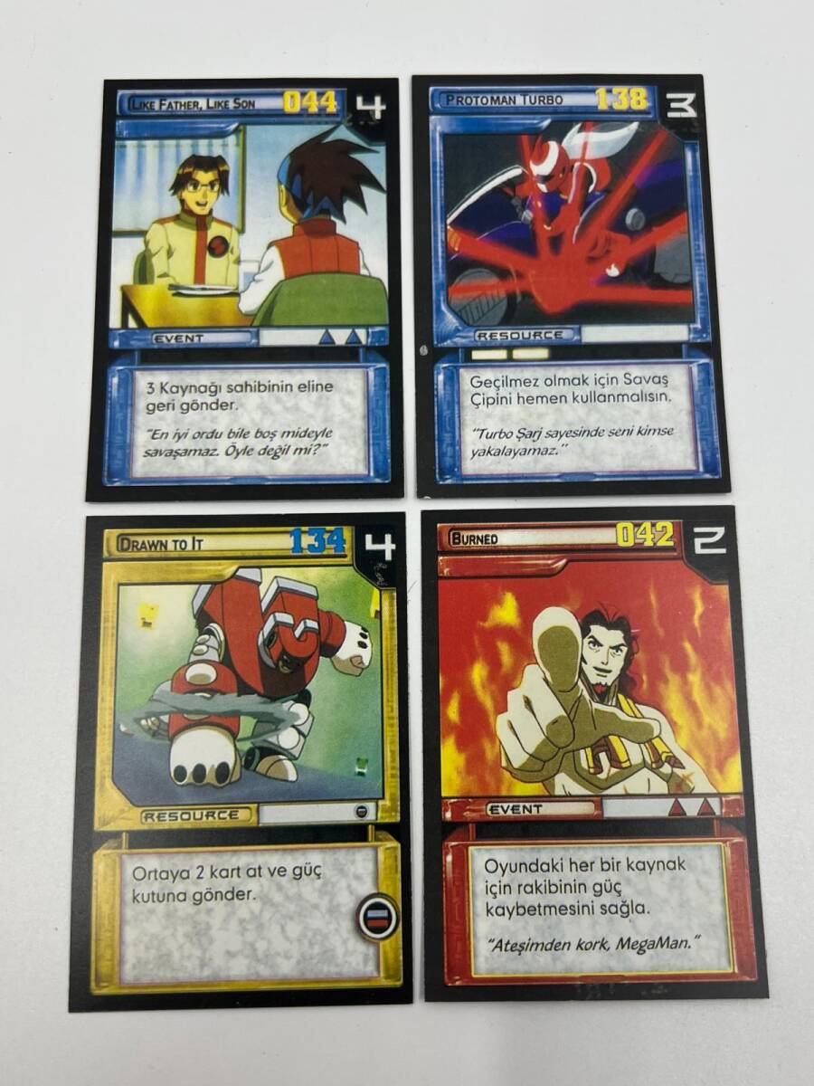 MEGAMAN NT WARRIOR KART 2.Seri Dörtlü Lot#SKZ82 - 3